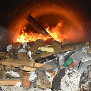 incineração de resíduos
