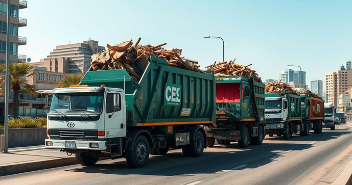Transporte de resíduos da construção civil é essencial para a sustentabilidade e segurança das obras
