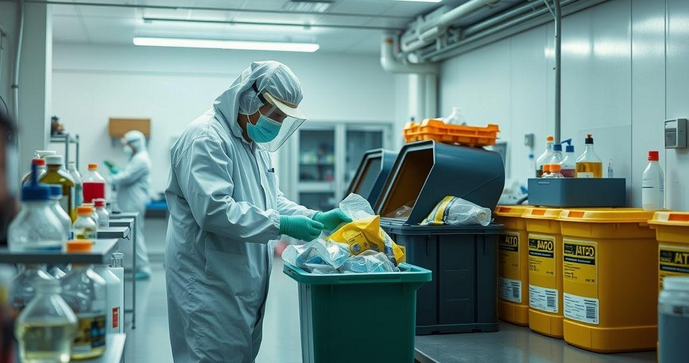 Como descartar resíduos químicos de forma segura e eficaz
