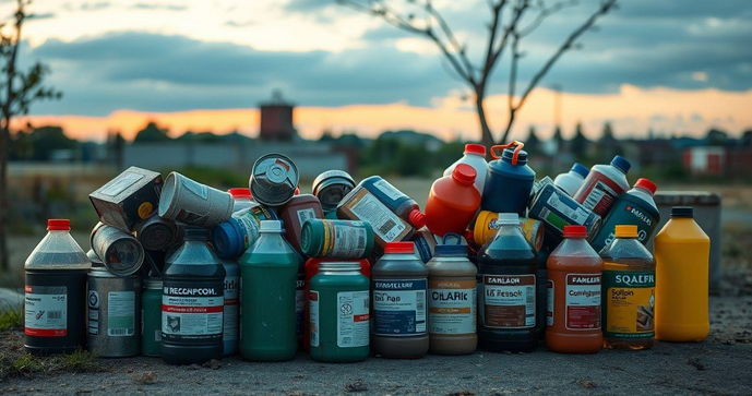 Reciclagem de tintas e solventes como solução sustentável